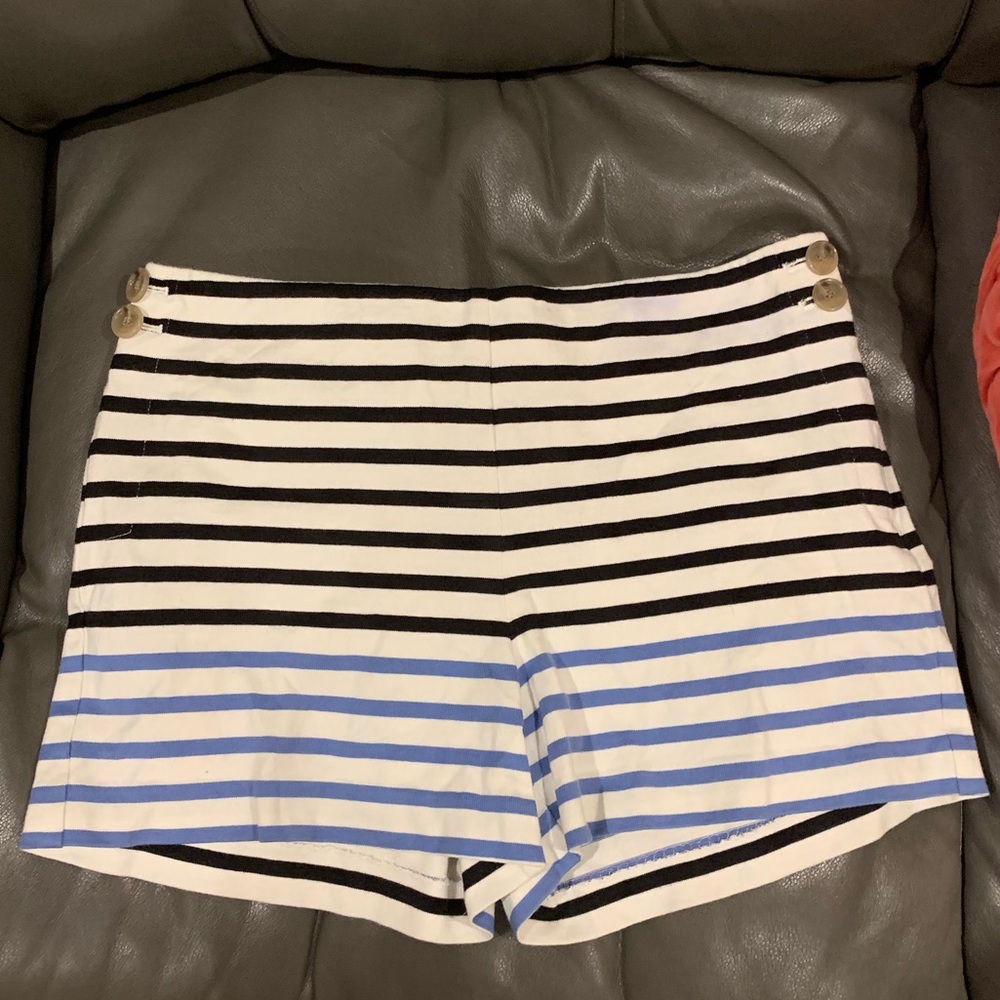 Loft Striped Shorts Women’s Size 6